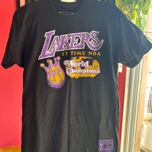 Lakers World Champions Black T-Shirt
